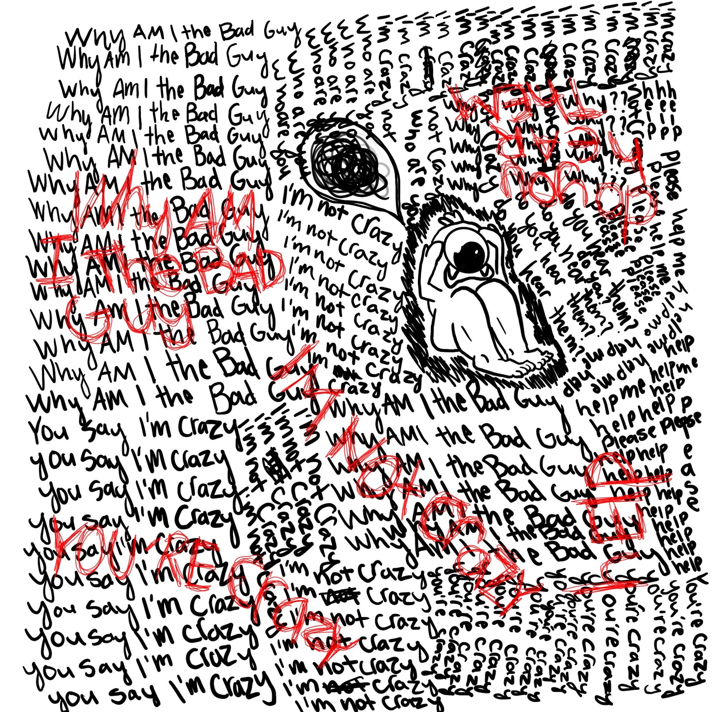 "Anxiety? I think..." - Print